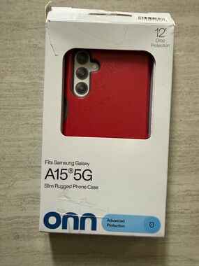 On Running Red Slim Rugged Phone Case for Samsung Galaxy A15 5G